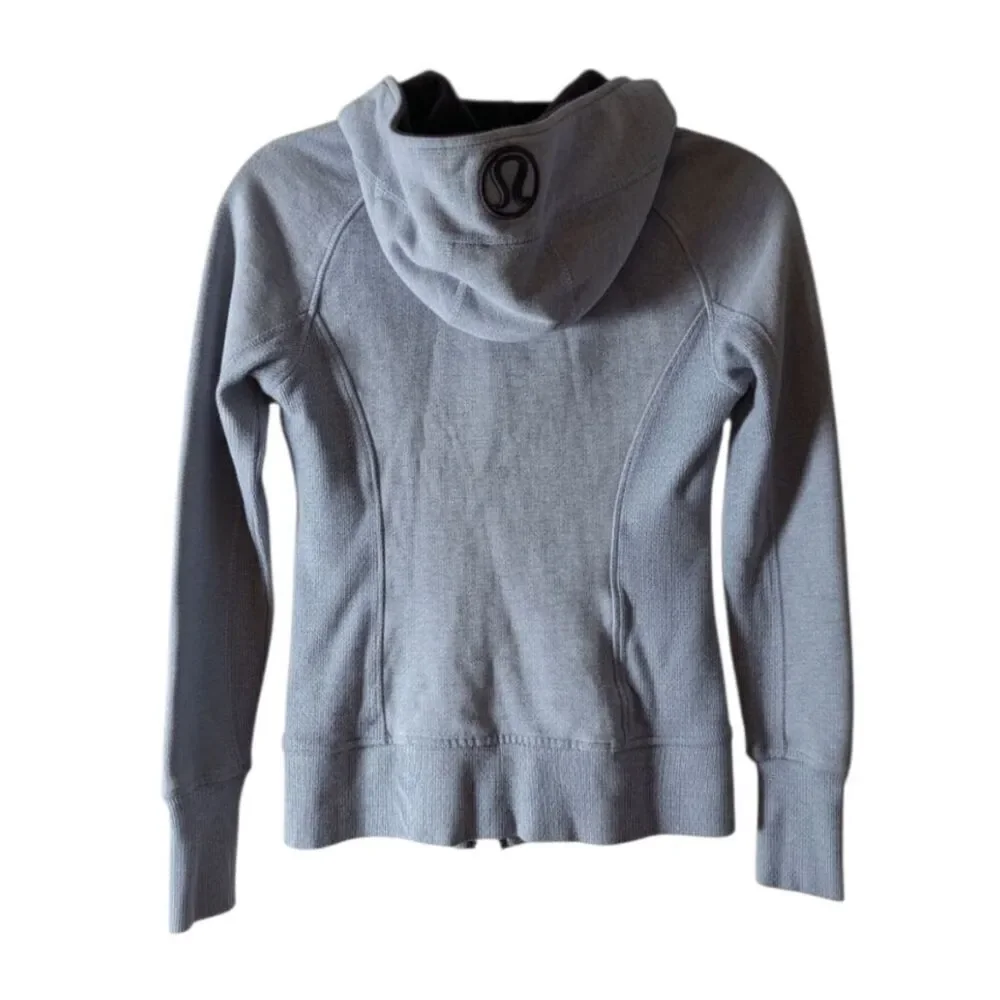 LULULEMON ATHLETICA Scuba Hoodie 'Heatherd Lullaby/Cadet Blue' Size 4